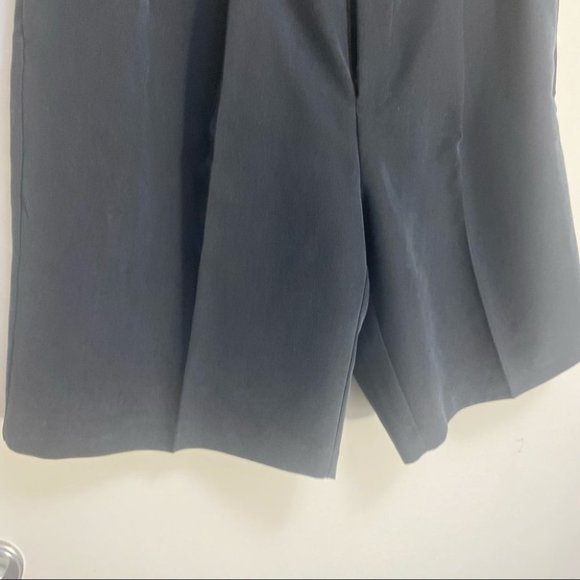 Geoffrey Beene Mens Dark Blue Pleated Front Rayon Blend Shorts Size 32 - Picture 4 of 11